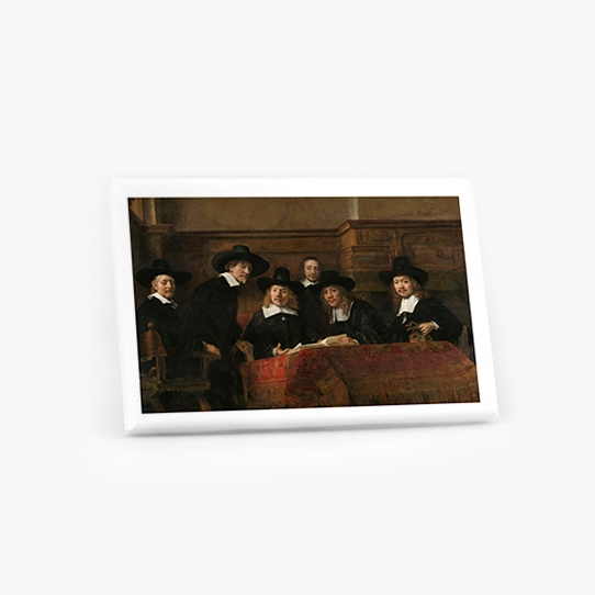 Канава, Syndics of the Clothiers' Guild, Рембранд ван Рейн, 1662 г., 30x20 cm