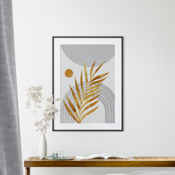 Плакат, Проста колекция - горчица, 50x70