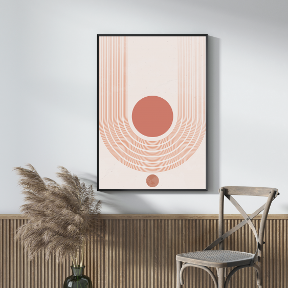 Плакат, Simple Collection - Теракота, 50x70