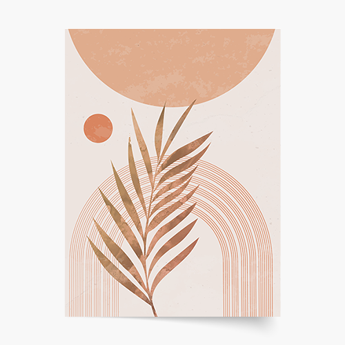 Плакат, Simple Collection - Теракота, 50x70