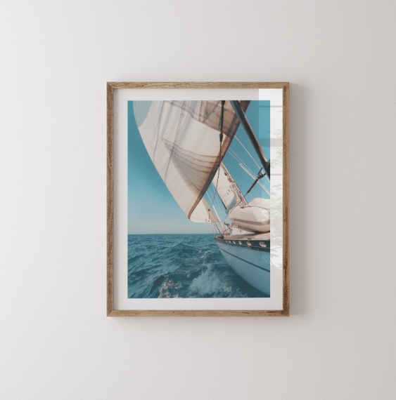 Плакат, Лодка, 50x70