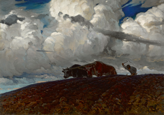 Плакат, Ф. Рущиц „Земя“, 70x50