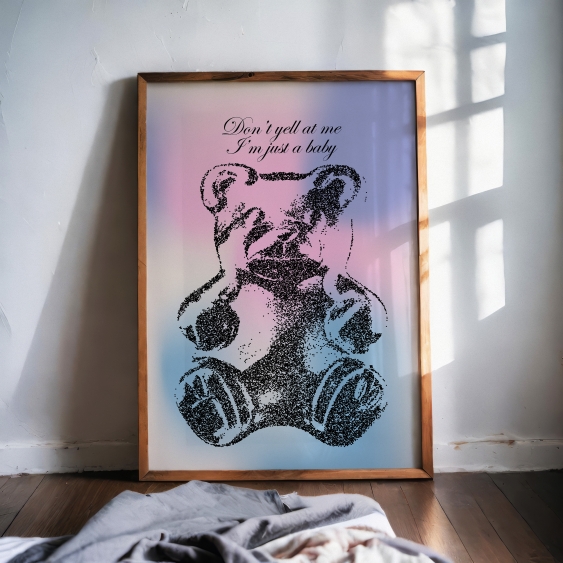 Плакат, Винтидж: Просто бебе, 30x40