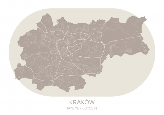 Плакат, Полски градове: Краков, 40x30