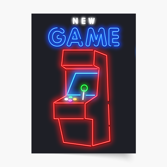 Плакат, Игри: Нова игра, 21x30