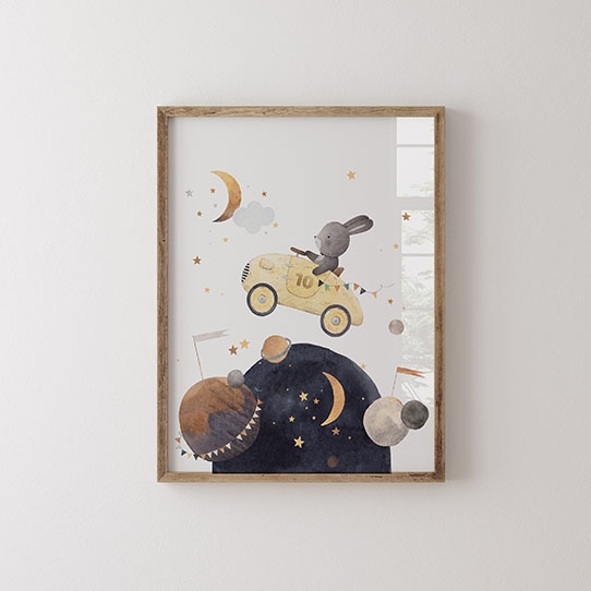 Плакат, Нощ: Заек, 21x30