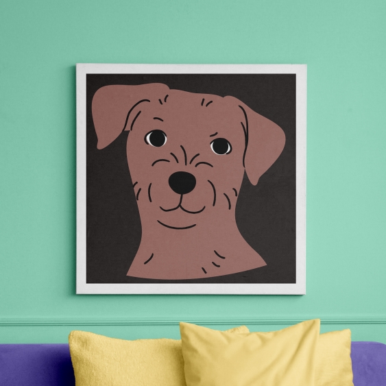 Канава, Кучета: Mongrel II, 30x30 cm