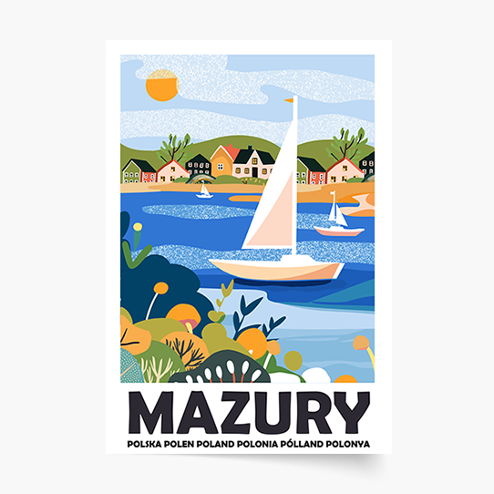 Плакат, Региони: Мазурия, 21x30