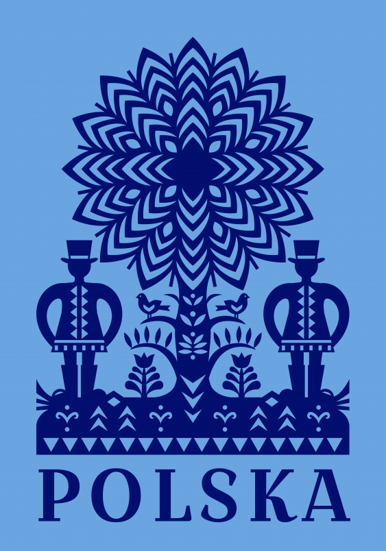 Плакат, Фолк: Синя изрезка, 21x30