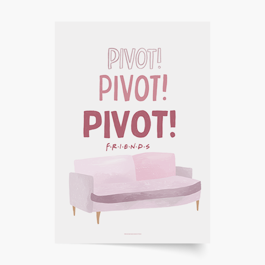 Плакат, Приятели: Pivot, 21x30