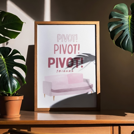 Плакат, Приятели: Pivot, 21x30
