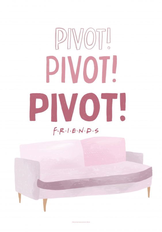 Плакат, Приятели: Pivot, 21x30