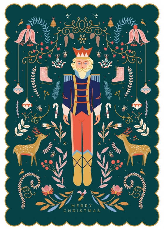 Плакат, Коледа: Зелено лешникотрошачката, 50x70