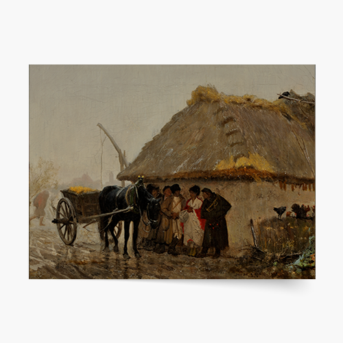 Плакат, Юзеф Хелмонски "Преди дъжда", 40x30