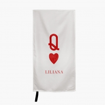 Хавлия Типография: Q Lucky You, M, 50x100 cm