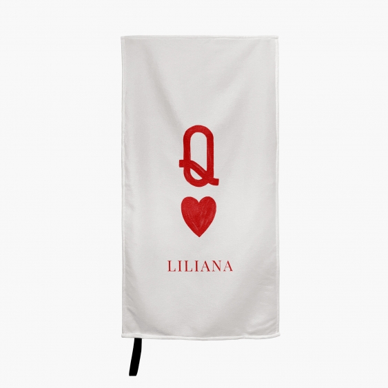 Хавлия Типография: Q Lucky You, M, 50x100 cm