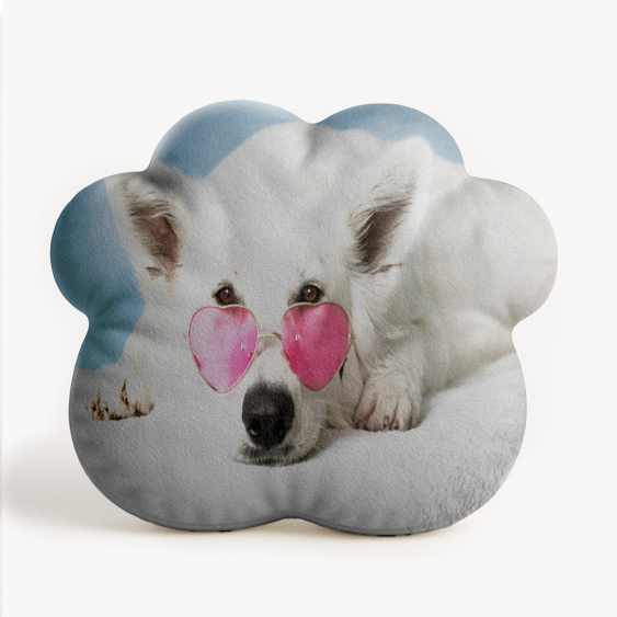 Персонализирана 3D възглавница, Кадифе, Вашият PAW проект, 44x44 cm