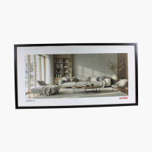 Рамка за снимка панорамна 100x50 черна, 100x50 cm