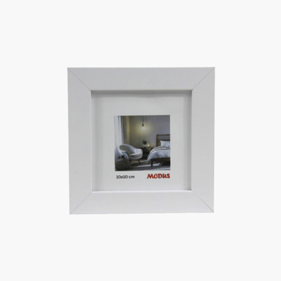 Рамка за снимка квадрат 10x10 бял, 10x10 cm