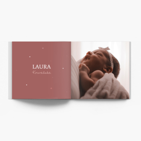 Първата година на бебето Instabook, мини фотоалбум, 15x15 cm