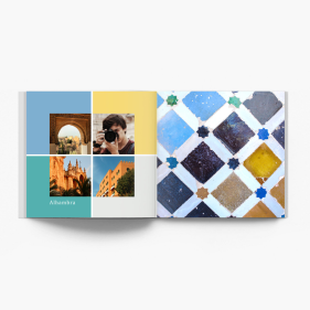 Почивки в Испания Instabook, мини фотоалбум, 15x15 cm