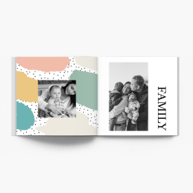 Семейство Instabook, мини фотоалбум, 15x15 cm