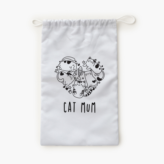 Торба за пантофи, 30x45, Котешка майка 2
