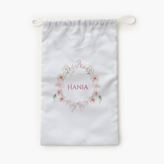 Торба за пантофи, 30x45, Венец с надпис