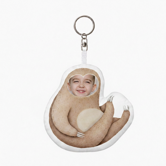 Плюшен ключодържател Ленивец, 10 cm